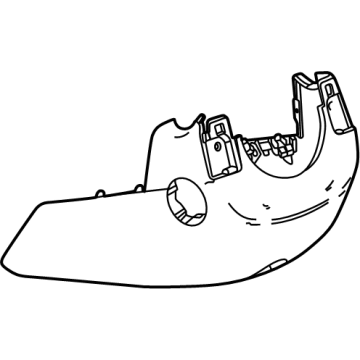 Cadillac ESCALADE IQ Steering Column Cover - 86821717
