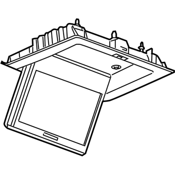 GM 84304829 Display Unit 84304829 GM Display Unit Illustration 1 of 1