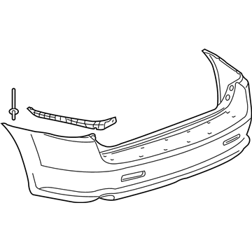Pontiac Bumper Cover - 19168400