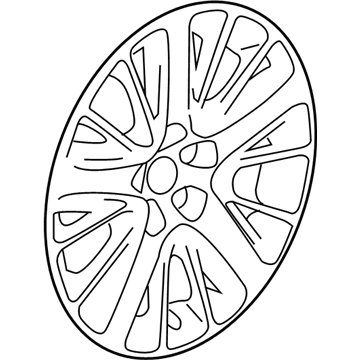 GM 84428774 Wheel Cover 84428774 GM Wheel Cover Illustration 1 of 1