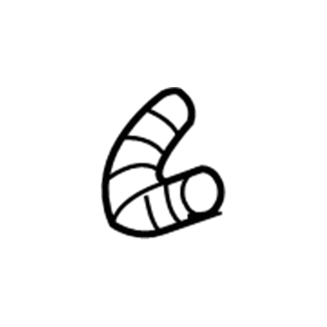 15754219 GM Defroster Duct Illustration 1 of 1