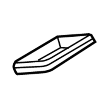 GM 52487341 Rear Duct Seal 52487341 GM Rear Duct Seal Illustration 1 of 1