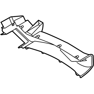 52478199 GM Rear Duct Illustration 1 of 1