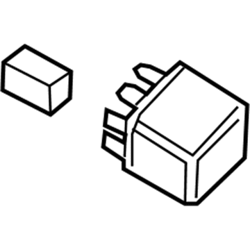 13500116 GM Relay, Green Illustration 1 of 1