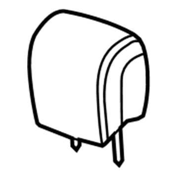 GM 22783566 Headrest, Rear 22783566 GM Headrest, Rear Illustration 1 of 1