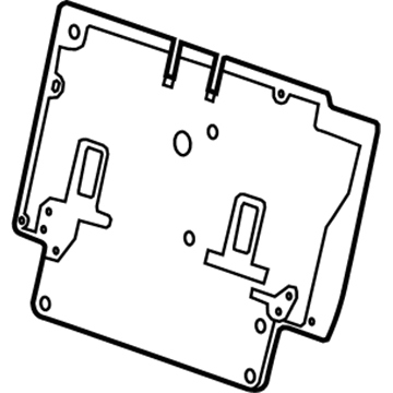 GM 25998941 Seat Back Panel, Rear 25998941 GM Seat Back Panel, Rear Illustration 1 of 1
