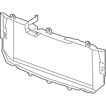 GM 84649766 Inner Grille, Front 84649766 GM Inner Grille, Front Illustration 1 of 1