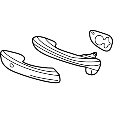 Cadillac CT5 Exterior Door Handle - 13548522