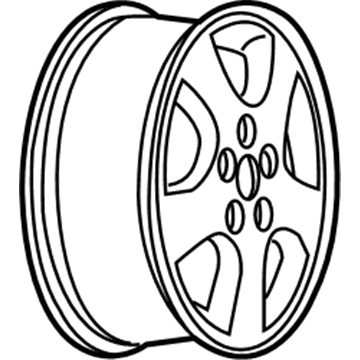 Chevy 9593200 Wheel, Alloy