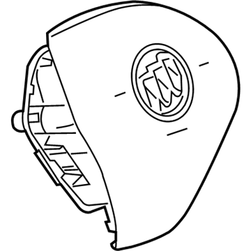 GM 84949425 Driver Air Bag, Jet Black 84949425 GM Driver Air Bag, Jet Black Illustration 1 of 1