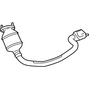 GM 15947642 Catalytic Converter 15947642 GM Catalytic Converter Illustration 1 of 1