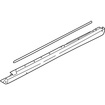 Saturn 24403075 Rocker Molding