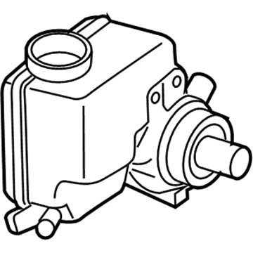 GM 26040144 Power Steering Reservoir 26040144 GM Power Steering Reservoir Illustration 1 of 1