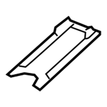 GM 23438697 Cap, Jet Black, Lower 23438697 GM Cap, Jet Black, Lower Illustration 1 of 1