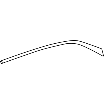 GM 39116343 Reveal Molding, Rear Upper Driver Side 39116343 GM Reveal Molding, Rear Upper Driver Side Illustration 1 of 1