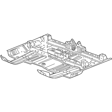 Chevy 84379208 Front Floor Pan