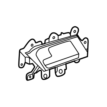 26398303 GM Bezel Assembly-Rear Side Door Inside Handle *Backen Blackk Illustration 1 of 1