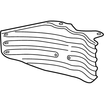 GM 20960982 Heat Shield 20960982 GM Heat Shield Illustration 1 of 1