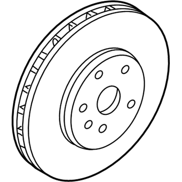 25750257 GM Rotor, Rear Illustration 1 of 1