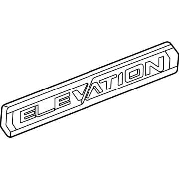 GM 85639477 Nameplate 85639477 GM Nameplate Illustration 1 of 1