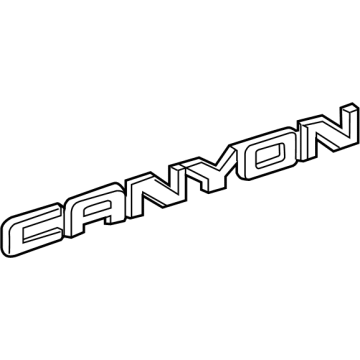 GM 85639479 Nameplate 85639479 GM Nameplate Illustration 1 of 1