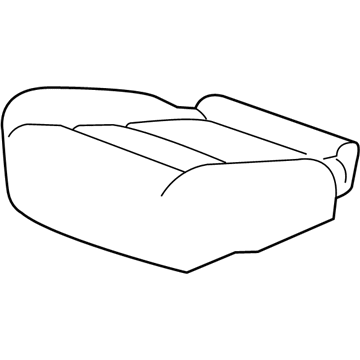 GM 84285837 Cushion Cover, Passenger Side 84285837 GM Cushion Cover, Passenger Side Illustration 1 of 1