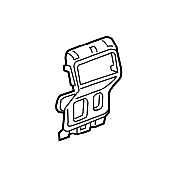 GM 84111814 Trim Plate 84111814 GM Trim Plate Illustration 1 of 1