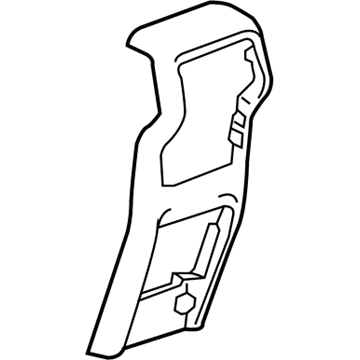 84158104 GM Rear Panel, Gray, Passenger Side Illustration 1 of 1