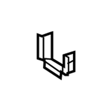 GM 84240692 Lower Reinforcement, Front Passenger Side 84240692 GM Lower Reinforcement, Front Passenger Side Illustration 1 of 1