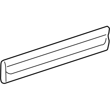 GM 88979829 Body Side Molding 88979829 GM Body Side Molding Illustration 1 of 1