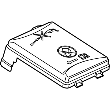 GM 42750630 Fuse Box Cover 42750630 GM Fuse Box Cover Illustration 1 of 1