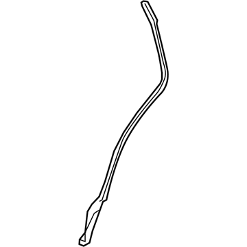 GM 84575731 Rear Weatherstrip, Driver Side 84575731 GM Rear Weatherstrip, Driver Side Illustration 1 of 1