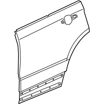 GM 84580862 Outer Panel, Driver Side 84580862 GM Outer Panel, Driver Side Illustration 1 of 1