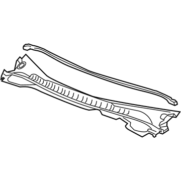 22881453 GM Cowl Grille Illustration 1 of 1