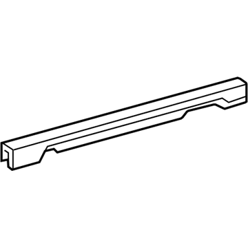 GM 12377418 Rear Cross Sill 12377418 GM Rear Cross Sill Illustration 1 of 1