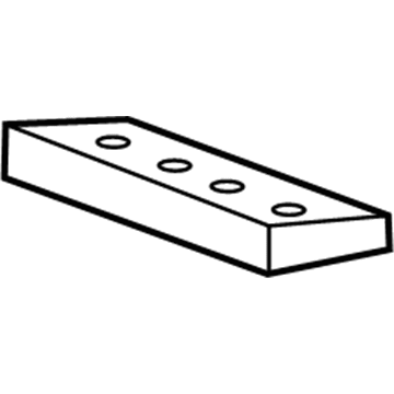 GM 15710733 Shield, Driver Side 15710733 GM Shield, Driver Side Illustration 1 of 1