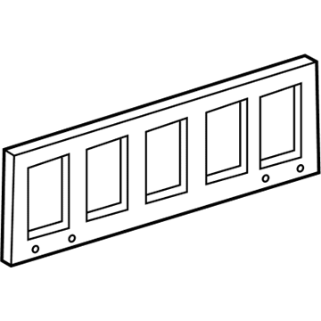 GM 15647403 Front Panel 15647403 GM Front Panel Illustration 1 of 1