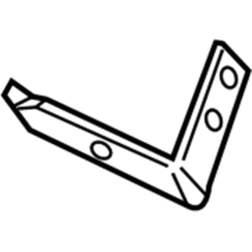 20980040 GM Upper Reinforcement, Rear Outer Driver Side Illustration 1 of 1
