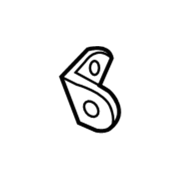 GM 22787566 Upper Reinforcement Bracket, Rear Outer 22787566 GM Upper Reinforcement Bracket, Rear Outer Illustration 1 of 1
