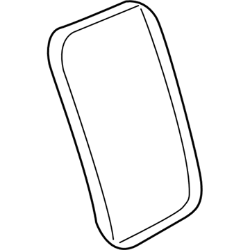 GM 15281058 Fixed Glass, Rear Passenger Side 15281058 GM Fixed Glass, Rear Passenger Side Illustration 1 of 1