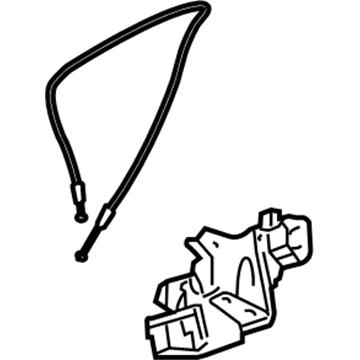 Cadillac SRX Tailgate Latch - 25717930