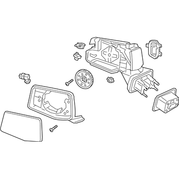 GMC 86588308 Mirror Assembly