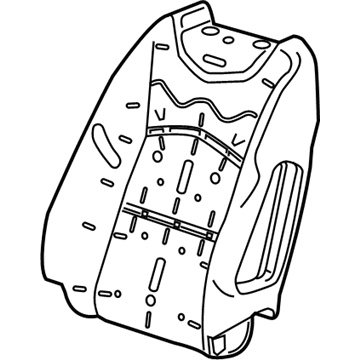 Cadillac 86825696 Seat Back Pad