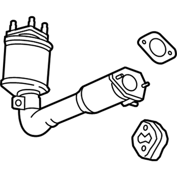 Chevy Captiva Sport Exhaust Pipe - 19420256