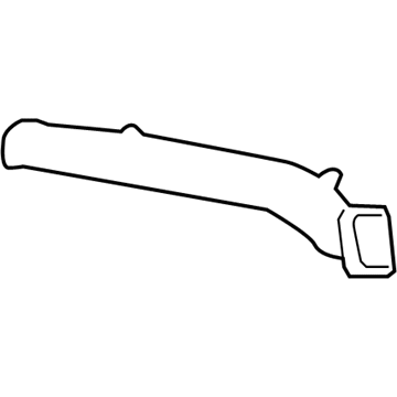 GM 92157873 Outlet Duct 92157873 GM Outlet Duct Illustration 1 of 1