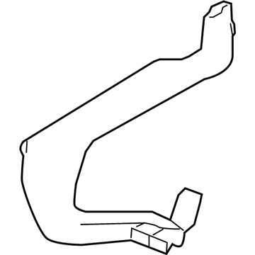 GM 92175211 Rear Duct 92175211 GM Rear Duct Illustration 1 of 1