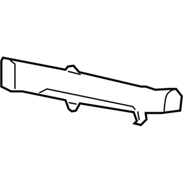 GM 92194070 Outlet Duct 92194070 GM Outlet Duct Illustration 1 of 1