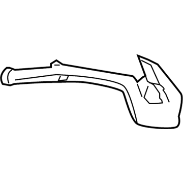 92194076 GM Defroster Duct Illustration 1 of 1