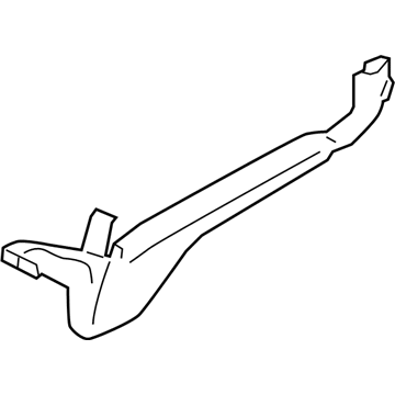 GM 92175212 Rear Duct 92175212 GM Rear Duct Illustration 1 of 1
