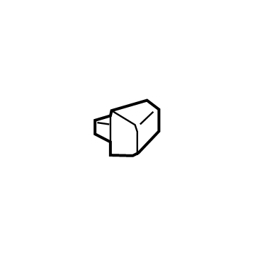 GM 13516006 Escutcheon, Front Driver Side 13516006 GM Escutcheon, Front Driver Side Illustration 1 of 1